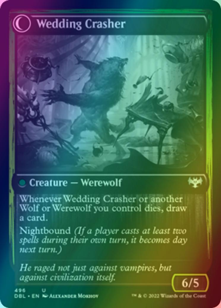 Wolfkin Outcast // Wedding Crasher [496] [Innistrad: Double Feature] [Foil]