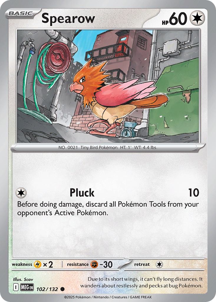 Spearow - 102/132 - Common [me01-102] [Non-Holo]