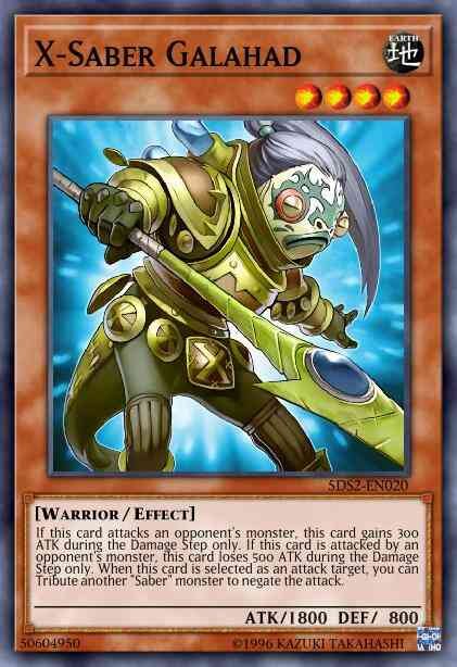 X-Saber Galahad - DT01-EN074 - Duel Terminal Rare Parallel Rare - Duel Terminal