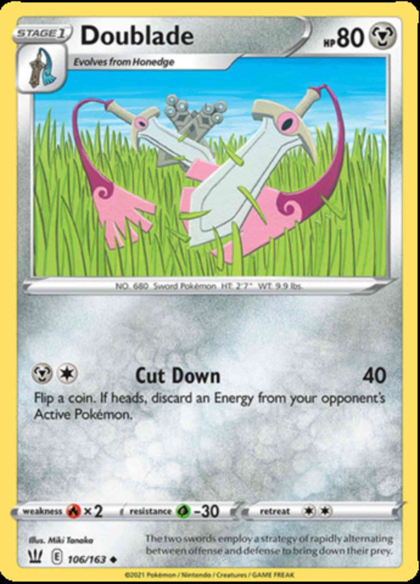 Doublade - 106/163 - Uncommon [swsh5-106] [Non-Holo]