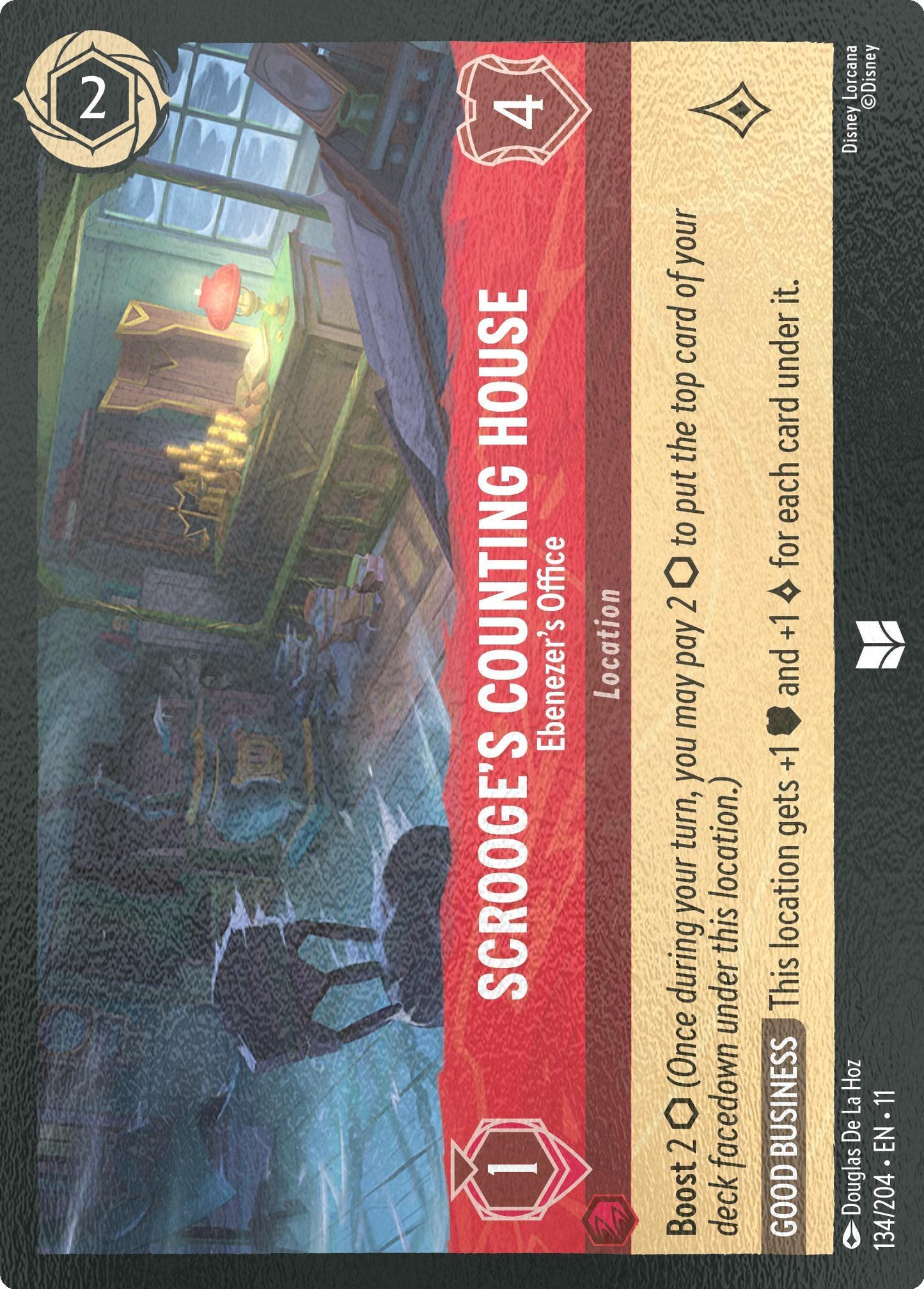 Scrooge's Counting House - Ebenezer's Office - 134/204 [Winterspell] [Cold Foil]
