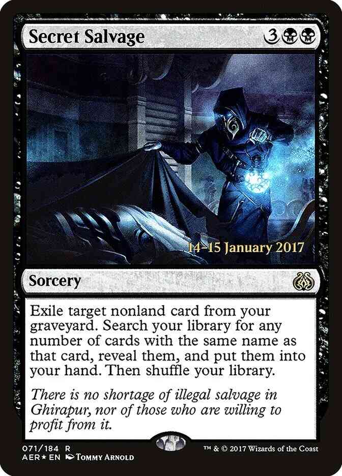 Secret Salvage [71s] [Aether Revolt Promos] [Foil]