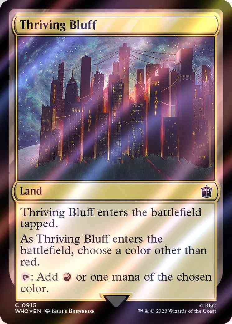 Thriving Bluff [915] [Universes Beyond: Doctor Who] [Surge Foil]