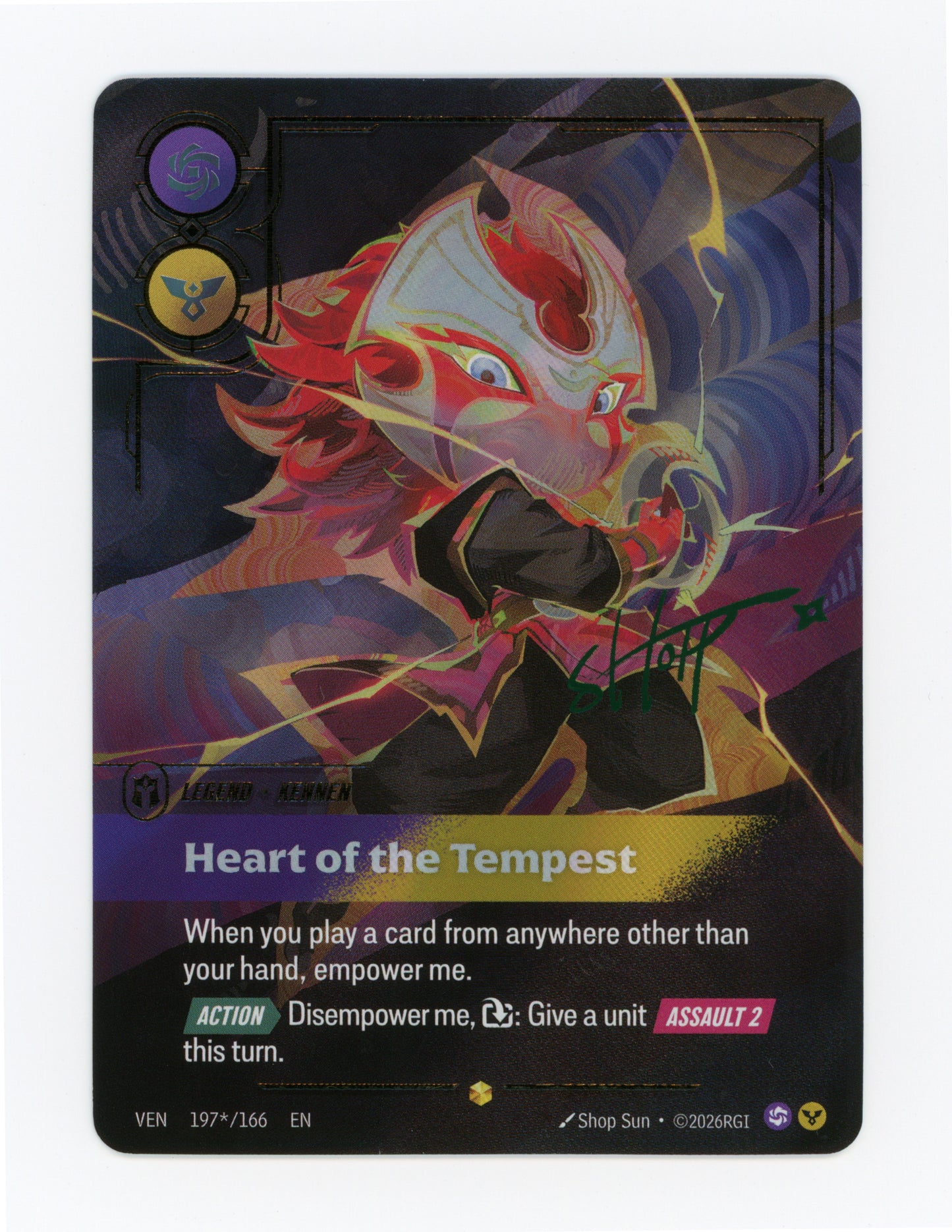 Heart of the Tempest (Kennen) — Signature|Foil — ID 19750