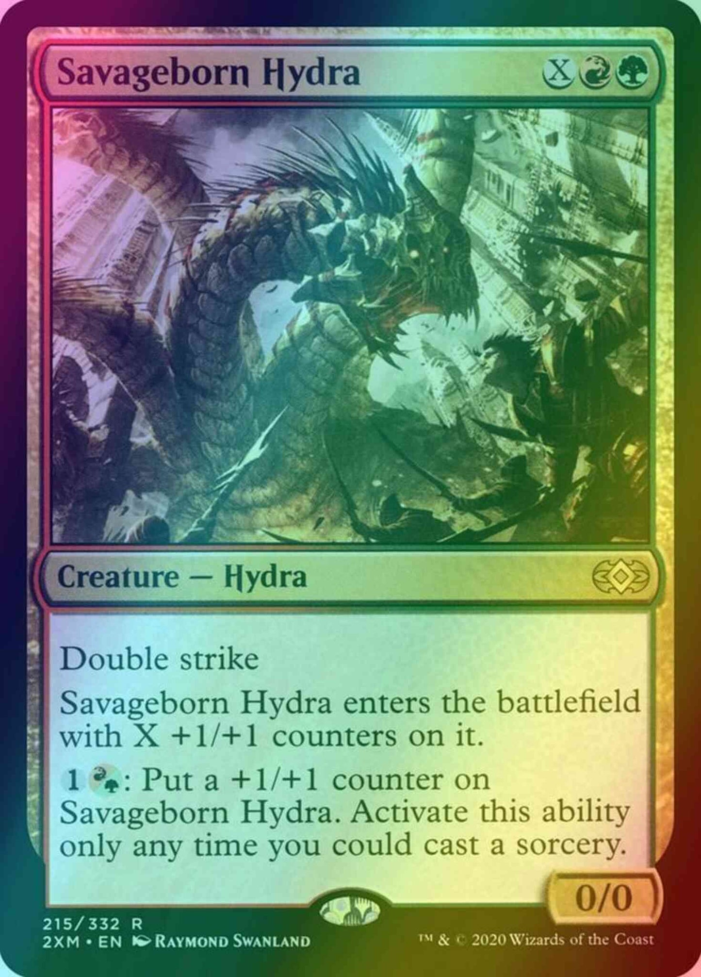 Savageborn Hydra [215] [Double Masters] [Foil]