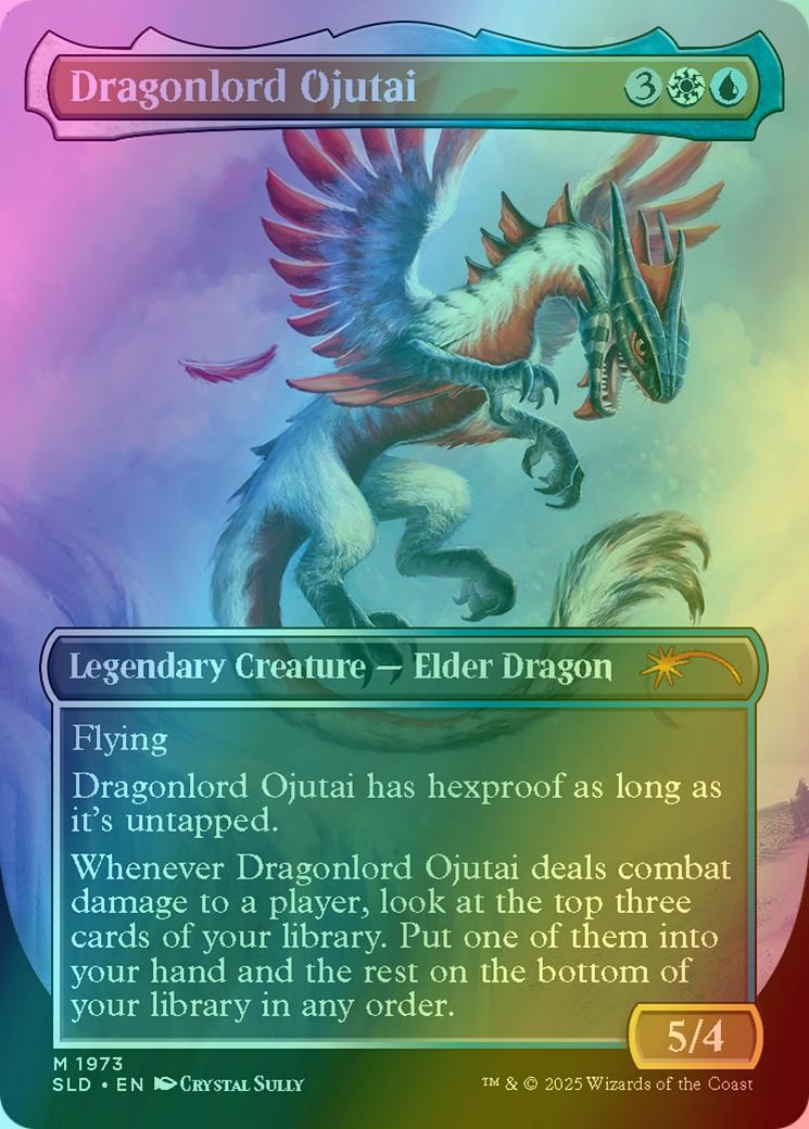 Dragonlord Ojutai // Dragonlord Ojutai [1973] [Borderless] [They Grow Up So Fast] [Secret Lair Drop] [Foil]