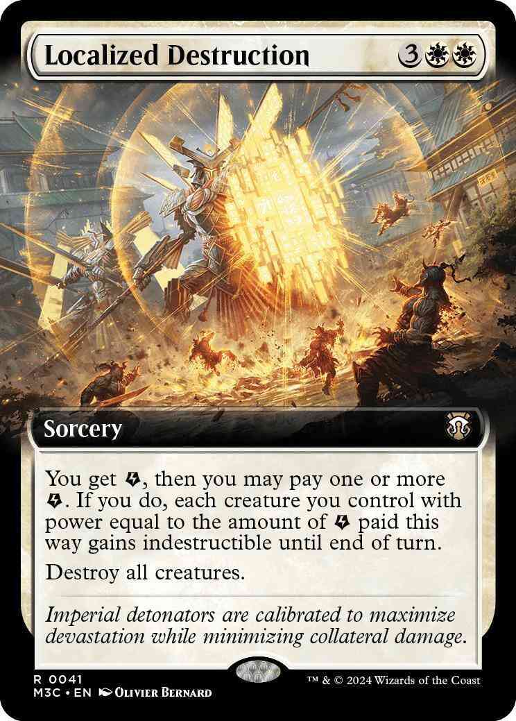 Localized Destruction [41] [Extended Art] [Modern Horizons 3: Commander] [Non-Foil]