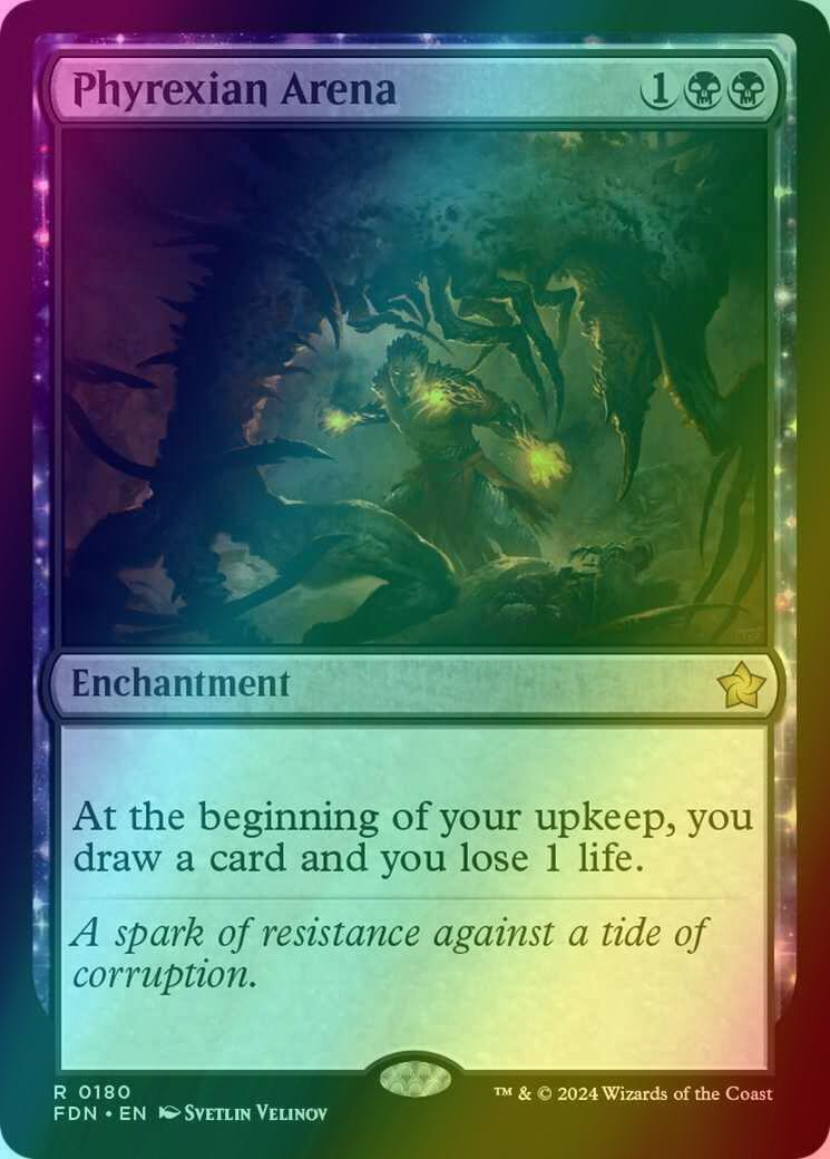 Phyrexian Arena [180] [Foundations] [Foil]