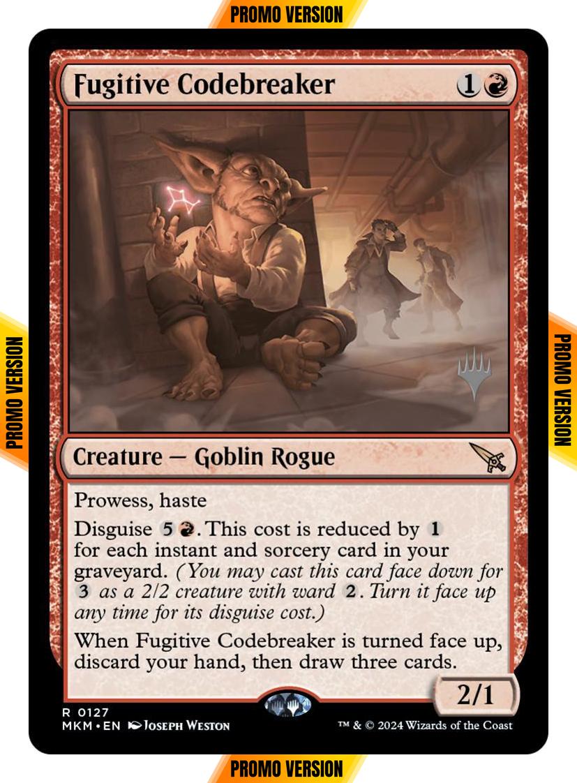 Fugitive Codebreaker [127p] [Promo Pack] [Murders at Karlov Manor: Promos] [Non-Foil]