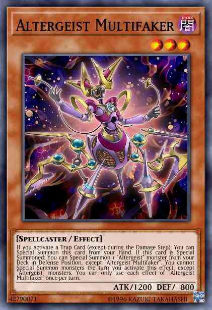 Altergeist Multifaker - MP19-EN009 - Prismatic Secret Rare - 1st Edition