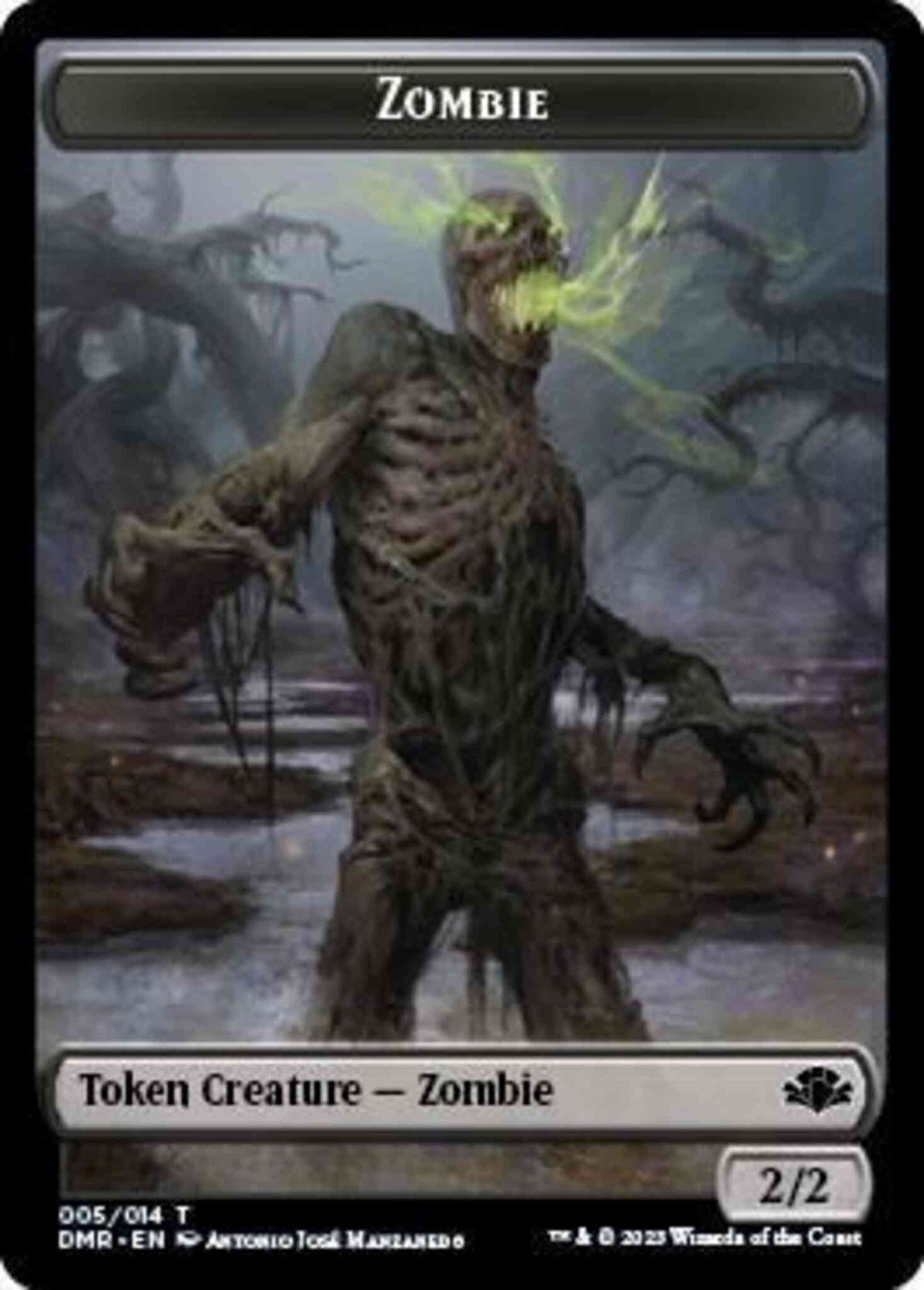Zombie Token [05] [Dominaria Remastered: Tokens] [Non-Foil]