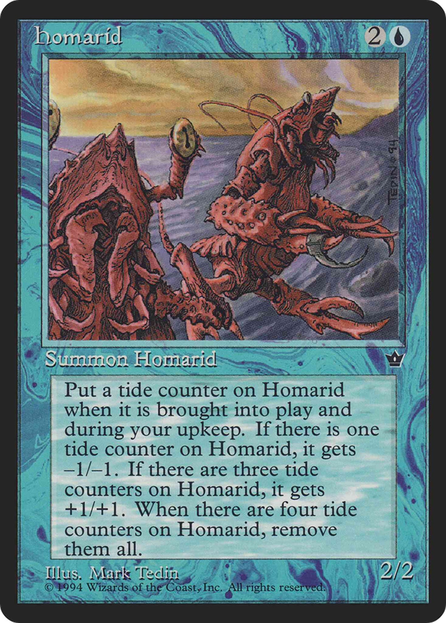 Homarid [Mark Tedin] [19c] [Fallen Empires] [Non-Foil]
