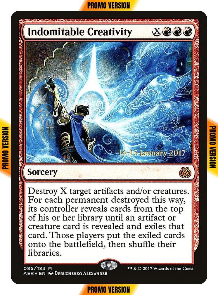 Indomitable Creativity [85s] [Aether Revolt Promos] [Foil]