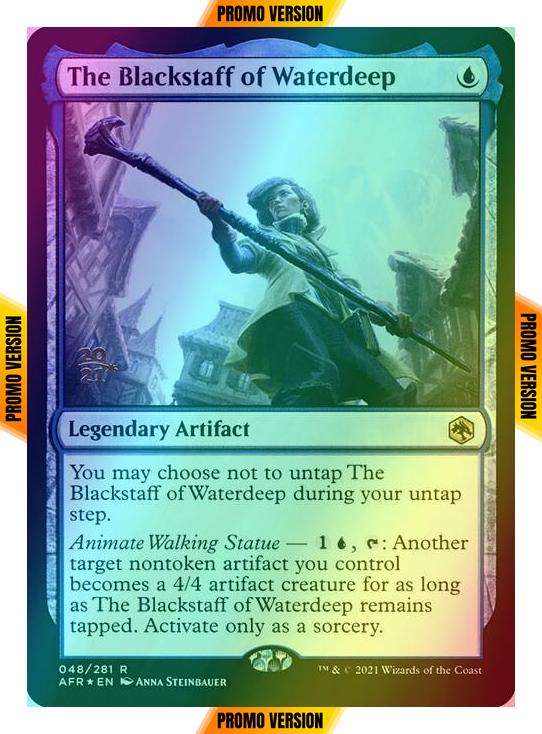 The Blackstaff of Waterdeep [Prerelease] [48s] [Adventures in the Forgotten Realms Promos] [Foil]