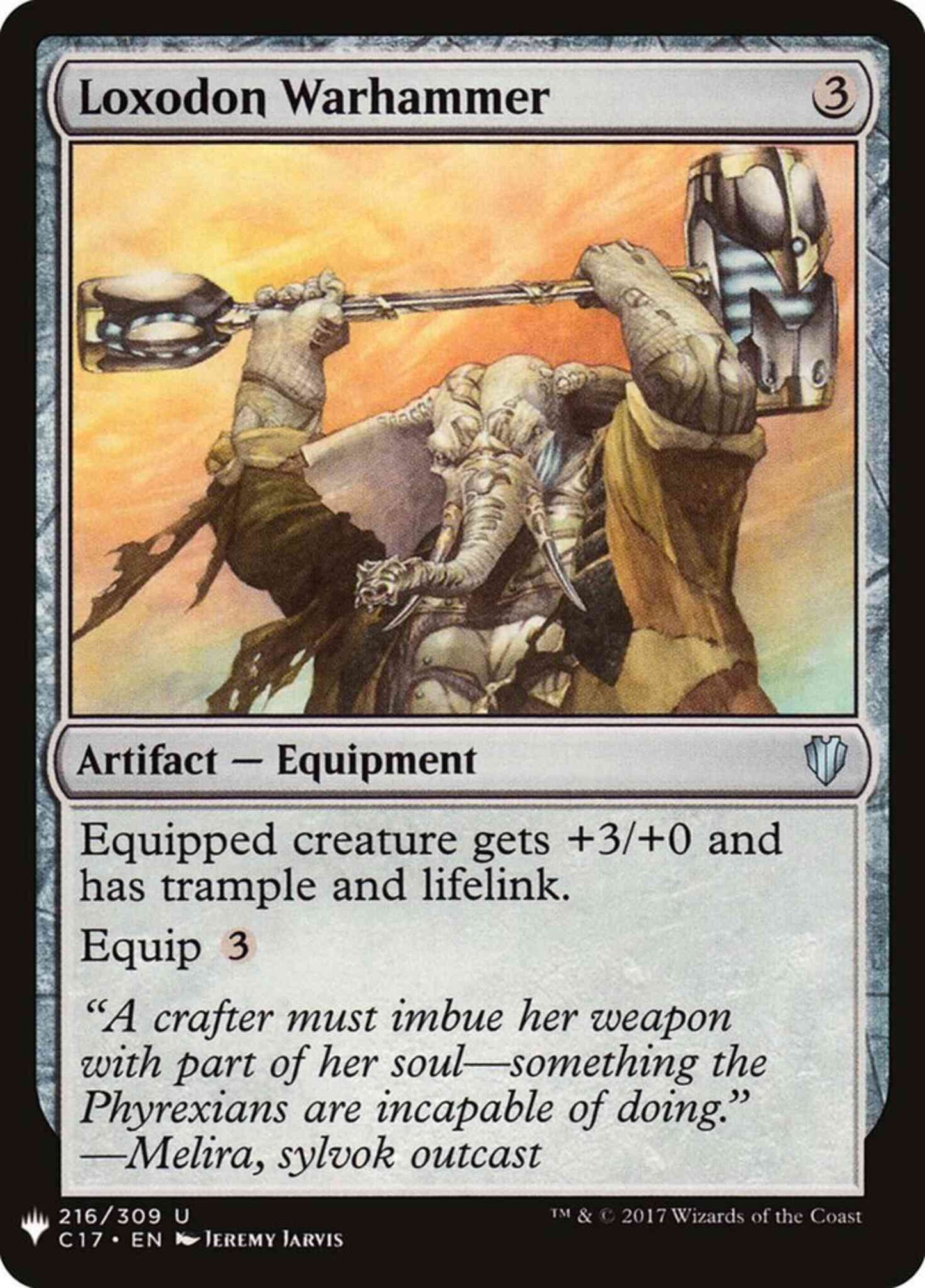 Loxodon Warhammer [C17-216] [The List] [Non-Foil]