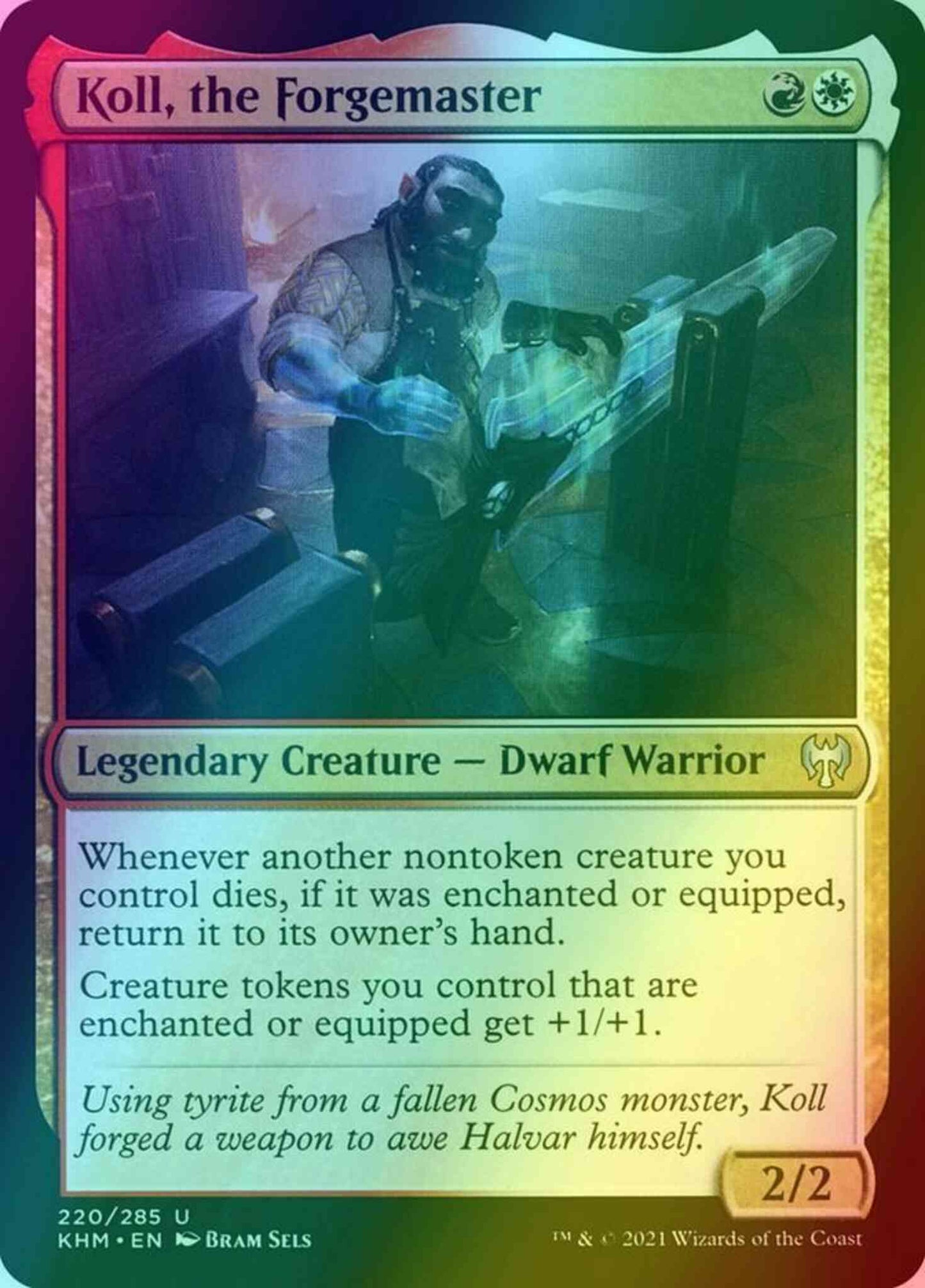 Koll, the Forgemaster [220] [Kaldheim] [Foil]