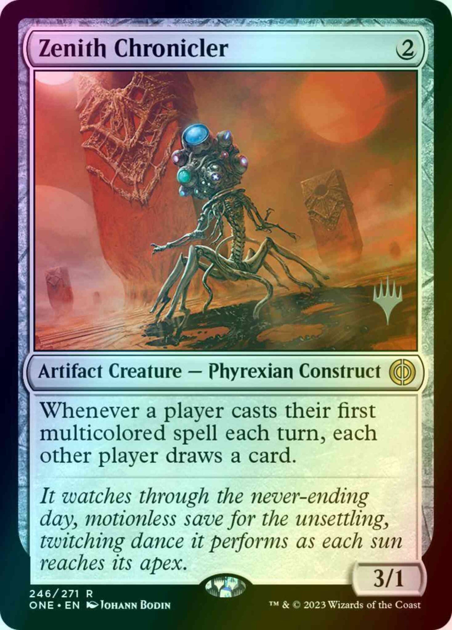 Zenith Chronicler [246p] [Promo Pack] [Phyrexia: All Will Be One: Promos] [Foil]