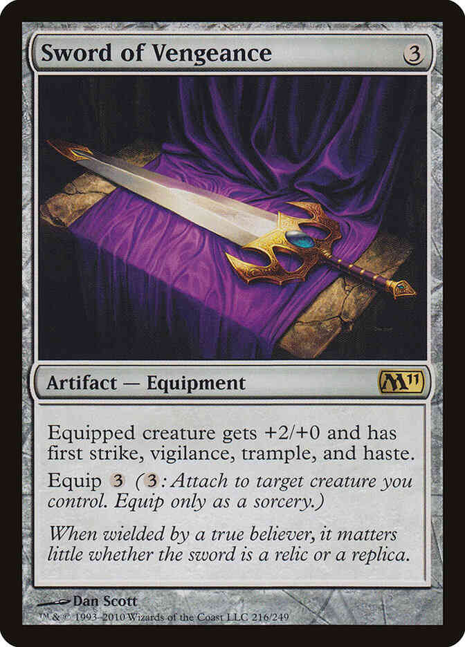 Sword of Vengeance [216] [Magic 2011] [Non-Foil]