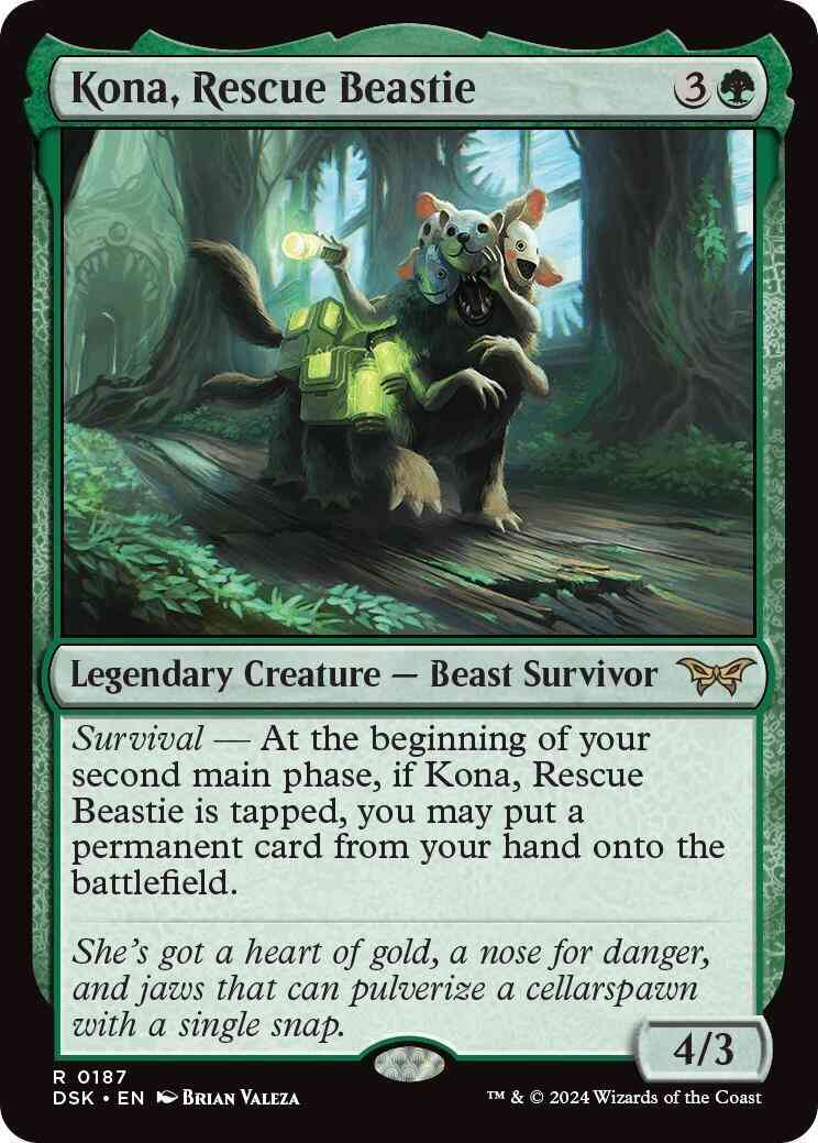 Kona, Rescue Beastie [187] [Duskmourn: House of Horror] [Non-Foil]