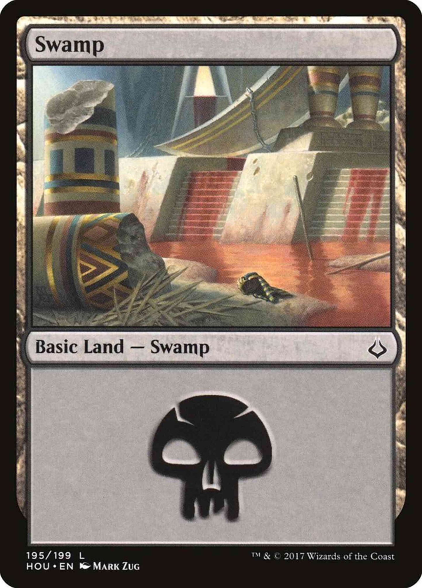 Swamp [195] [Hour of Devastation] [Non-Foil]