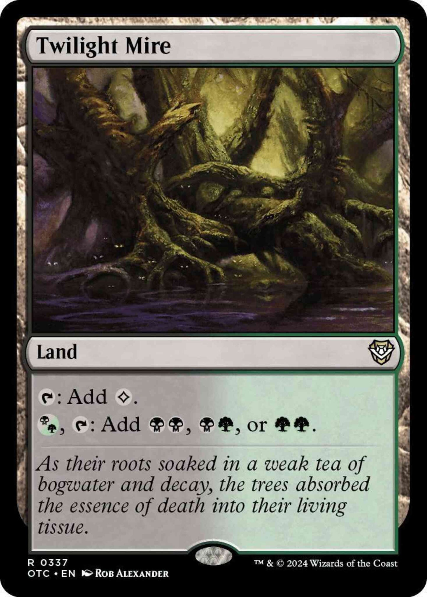 Twilight Mire [337] [Outlaws of Thunder Junction: Commander] [Non-Foil]