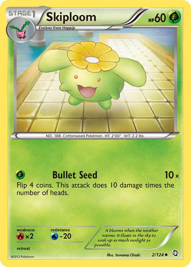 Skiploom - 2/124 - Uncommon [bw6-2] [Non-Holo]