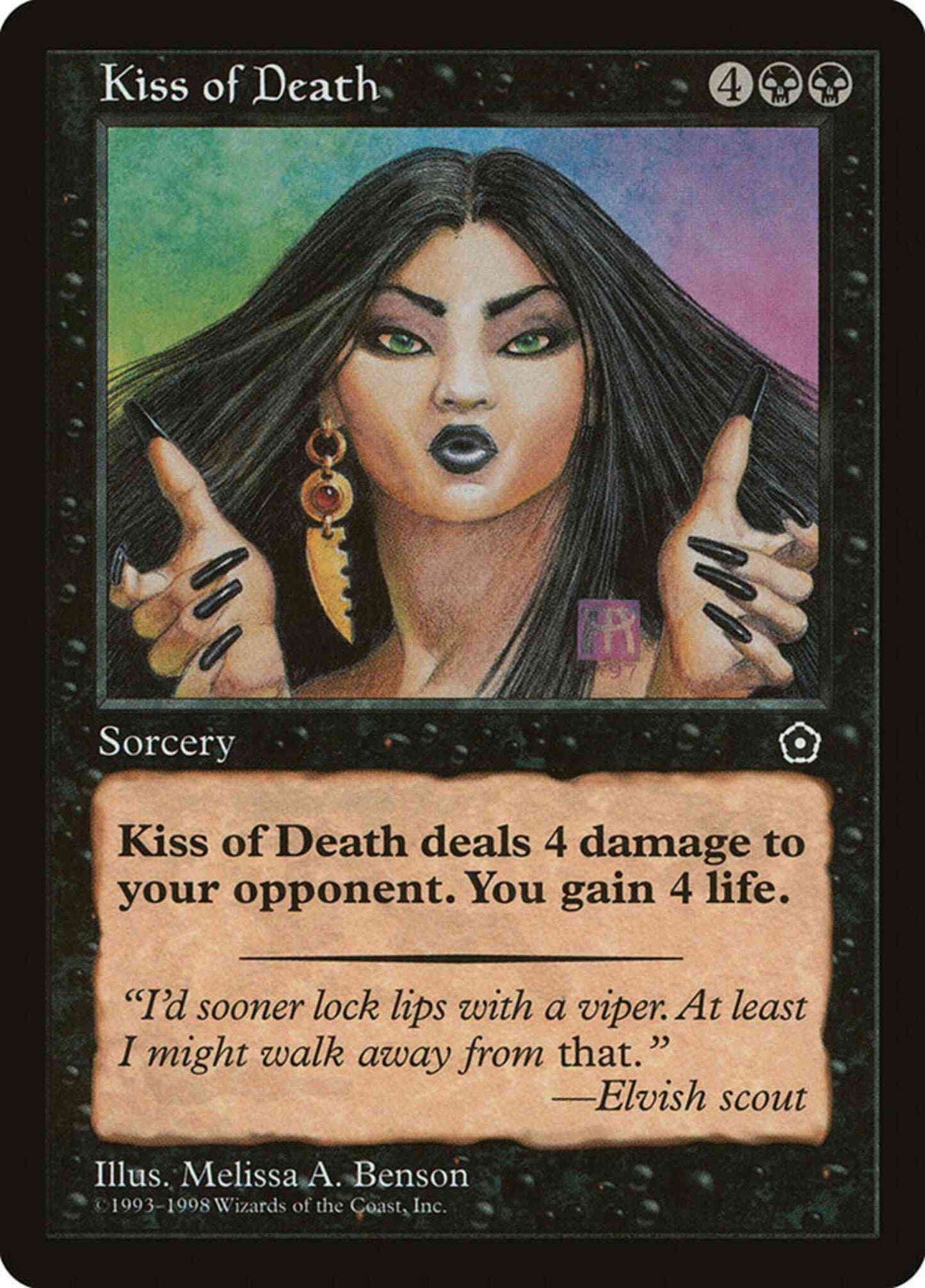Kiss of Death [76] [Portal Second Age] [Non-Foil]