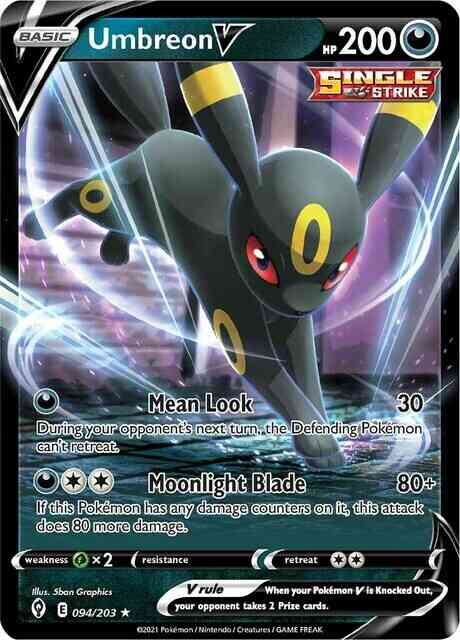 Umbreon V - 094/203 - Rare Holo V [swsh7-094] [Ultra]