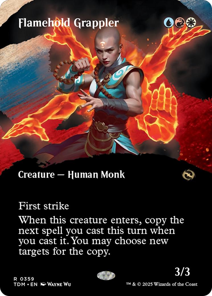 Flamehold Grappler [359] [Borderless] [Clan] [Tarkir: Dragonstorm] [Non-Foil]
