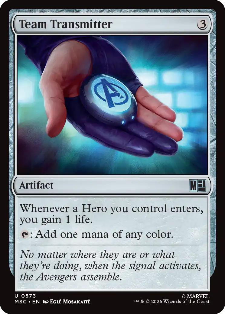 Team Transmitter [573] [Beginner Box] [Marvel Super Heroes: Commander] [Non-Foil]