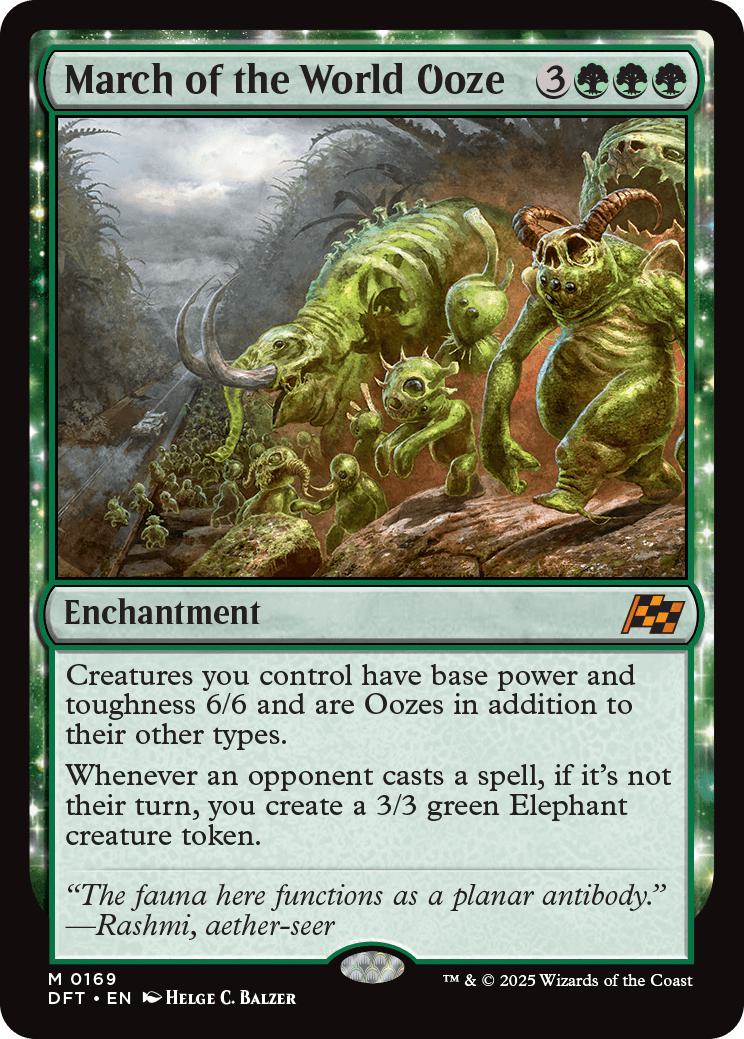 March of the World Ooze [169] [Aetherdrift] [Non-Foil]