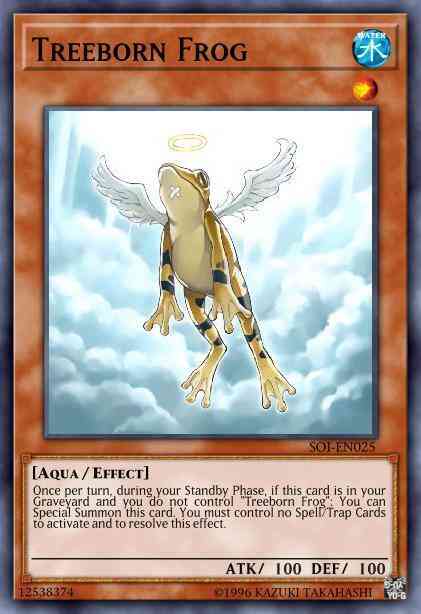 Treeborn Frog - SOI-EN025 - Rare - 1st Edition