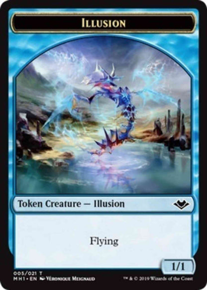 Illusion Token (05) // Spider Token (14) [Modern Horizons Tokens] [Non-Foil]