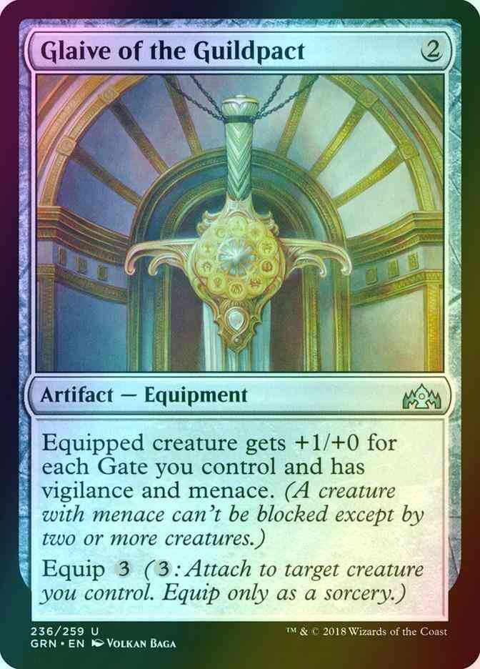 Glaive of the Guildpact [236] [Guilds of Ravnica] [Foil]