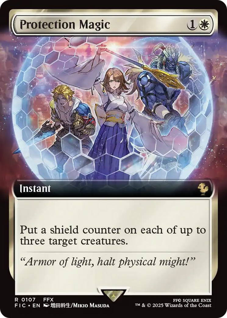 Protection Magic [107] [Extended Art] [FINAL FANTASY: Commander] [Non-Foil]