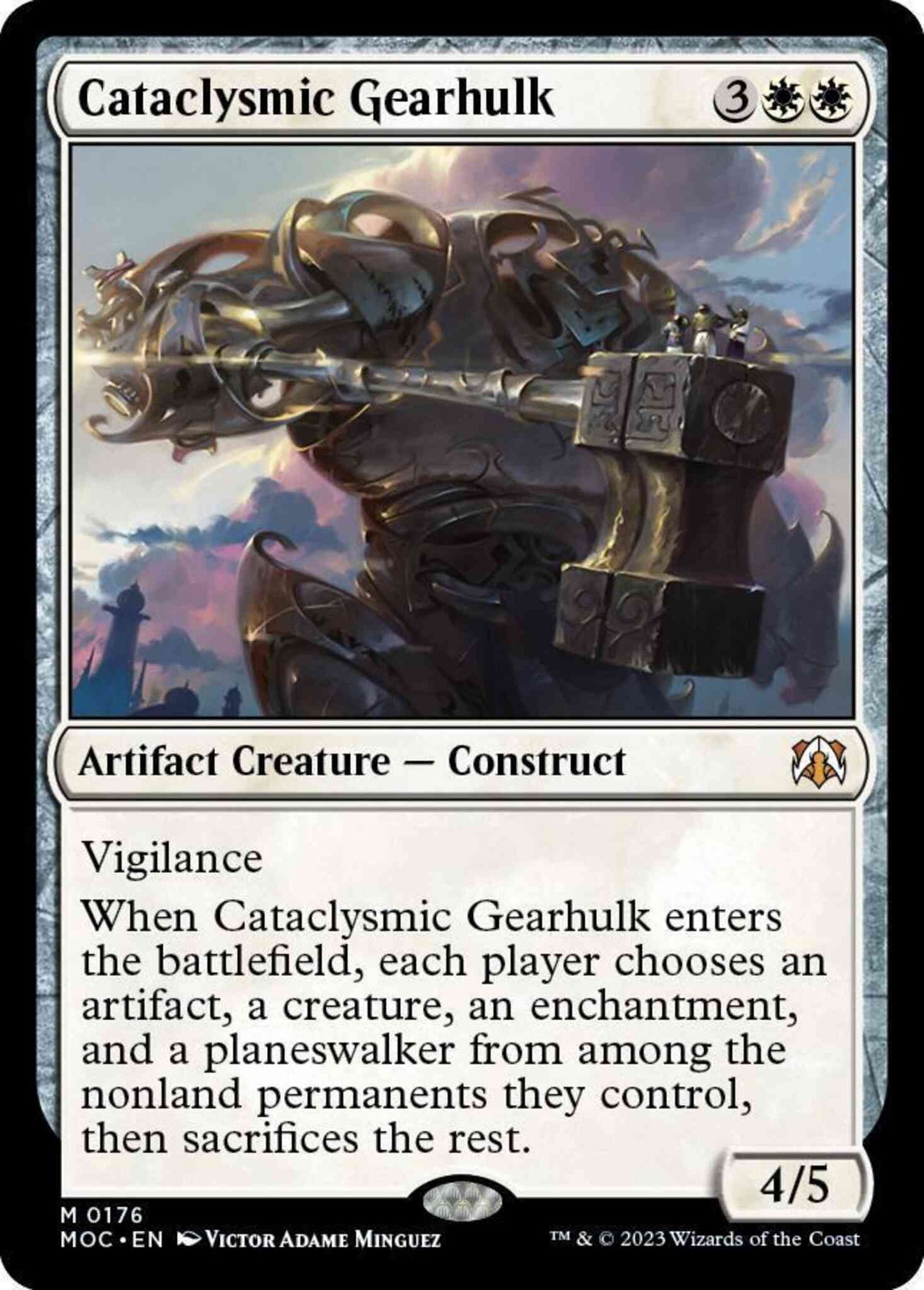 Cataclysmic Gearhulk [176] [March of the Machine: Commander] [Non-Foil]