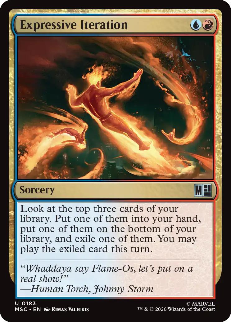 Expressive Iteration [183] [Marvel Super Heroes: Commander] [Non-Foil]