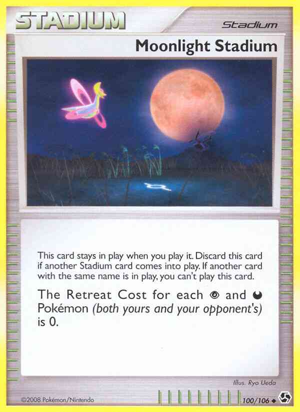 Moonlight Stadium - 100/106 - Uncommon [dp4-100] [Reverse Holo]