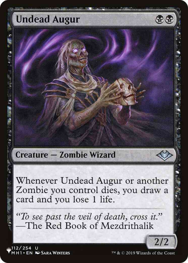 Undead Augur [MH1-112] [The List] [Non-Foil]