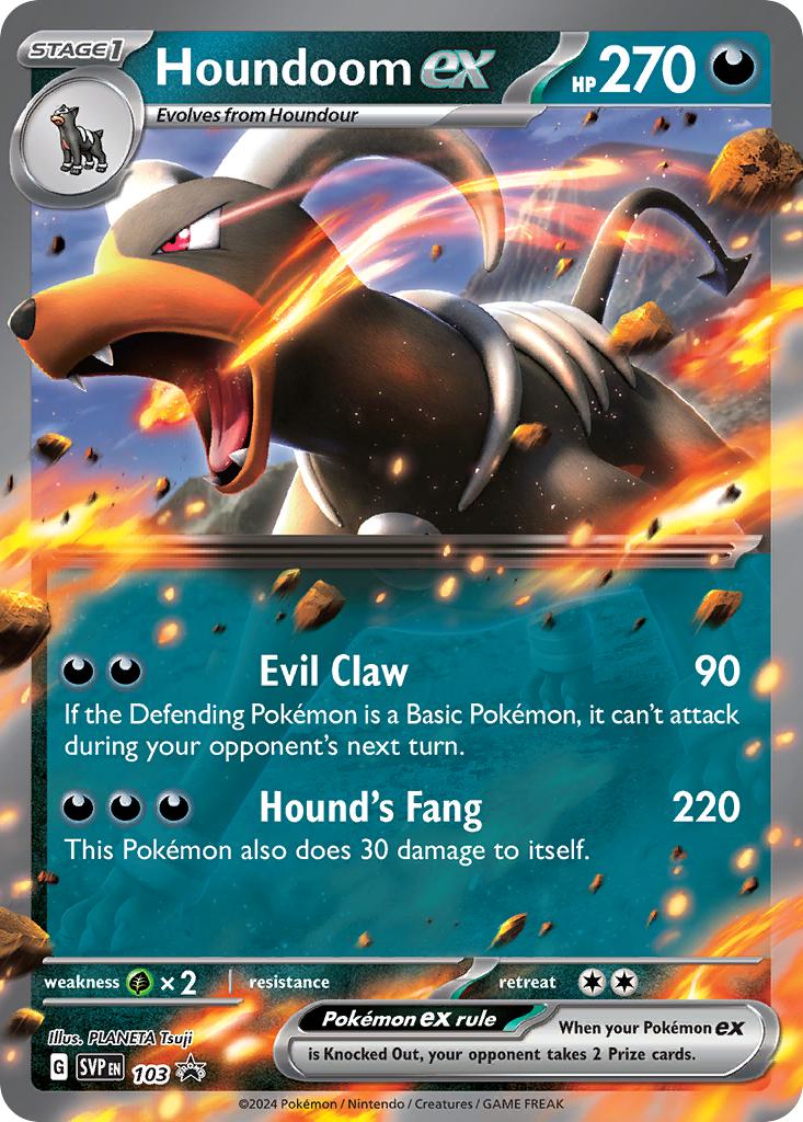 Houndoom ex - 103 - Promo [svp-103] [Ultra]