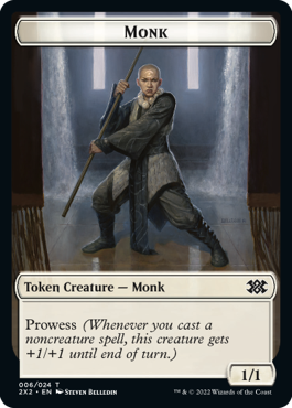 Egg Token (16) // Monk Token (06) [Double Masters 2022: Tokens] [Non-Foil]