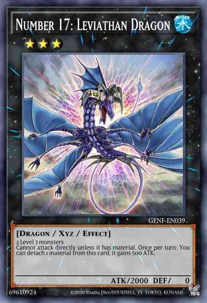 Number 17: Leviathan Dragon (Blue) - DL15-EN012 - Rare - Unlimited