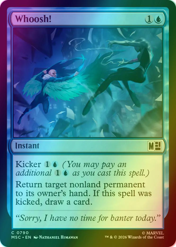 Whoosh! [790] [Jumpstart] [Marvel Super Heroes: Commander] [Foil]