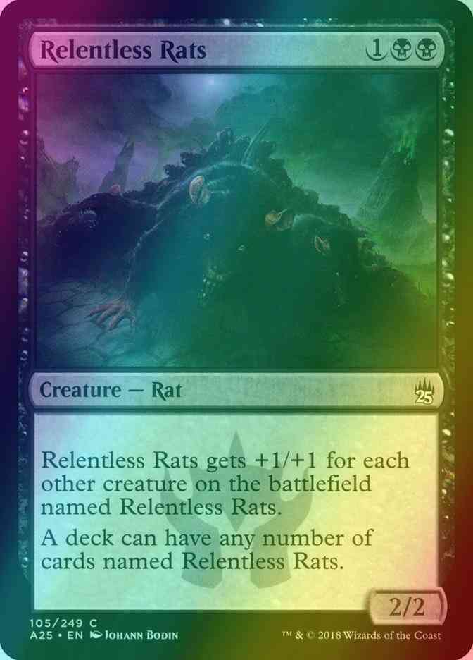 Relentless Rats [105] [Masters 25] [Foil]