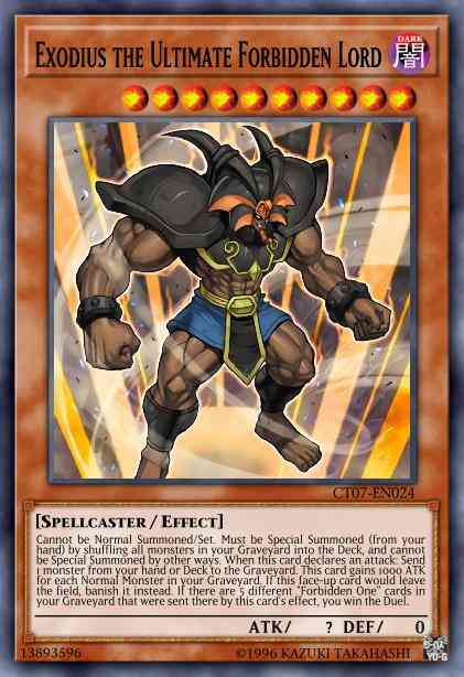 Exodius the Ultimate Forbidden Lord - BP02-EN063 - Common - 1st Edition