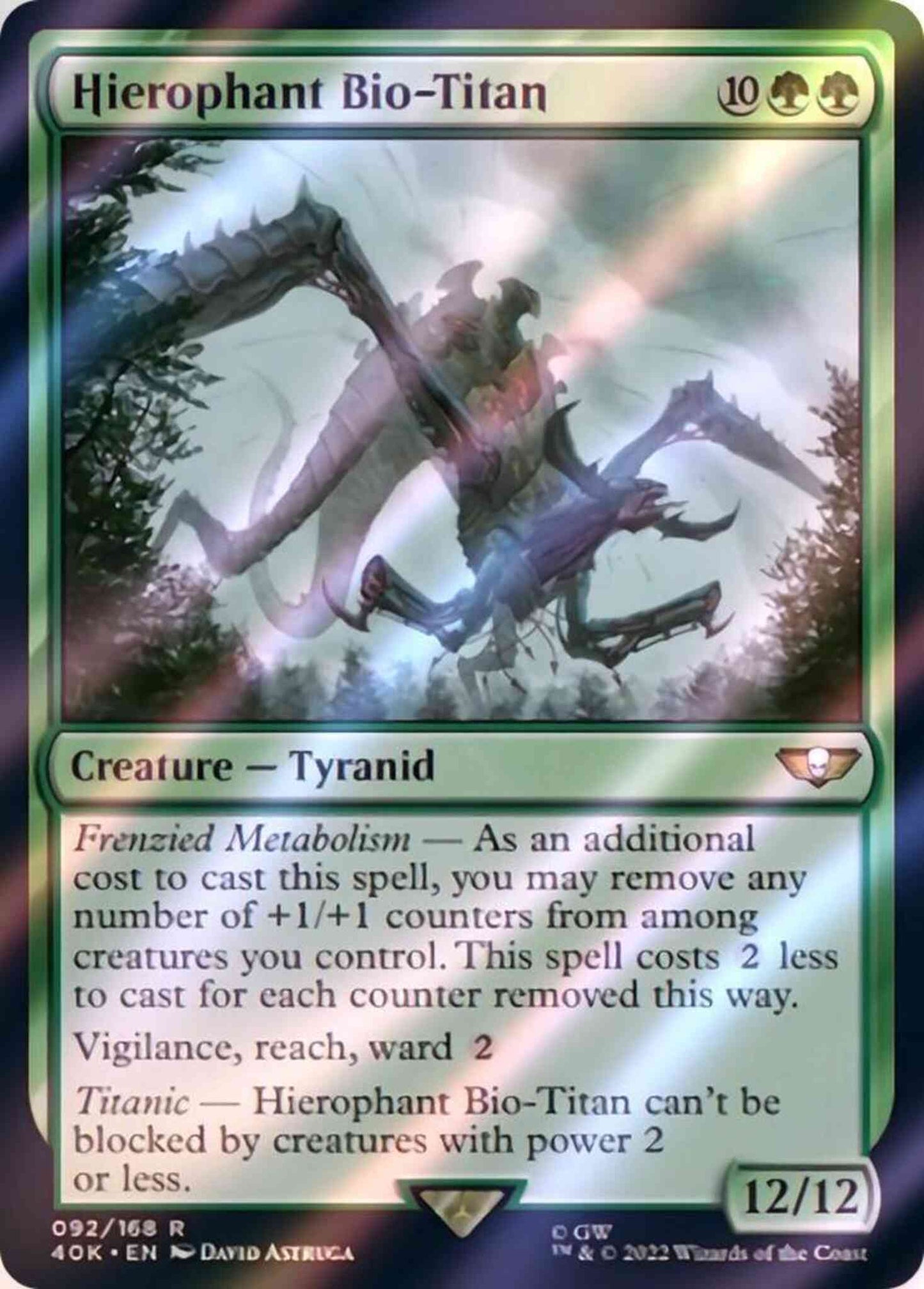 Hierophant Bio-Titan [92] [Universes Beyond: Warhammer 40,000] [Surge Foil]