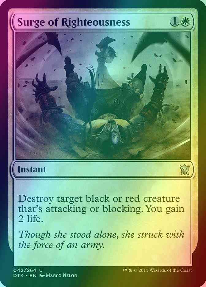 Surge of Righteousness [42] [Dragons Of Tarkir] [Foil]