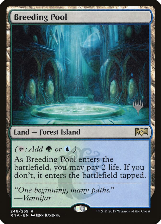 Breeding Pool [246p] [Promo Pack] [Ravnica Allegiance Promos] [Non-Foil]