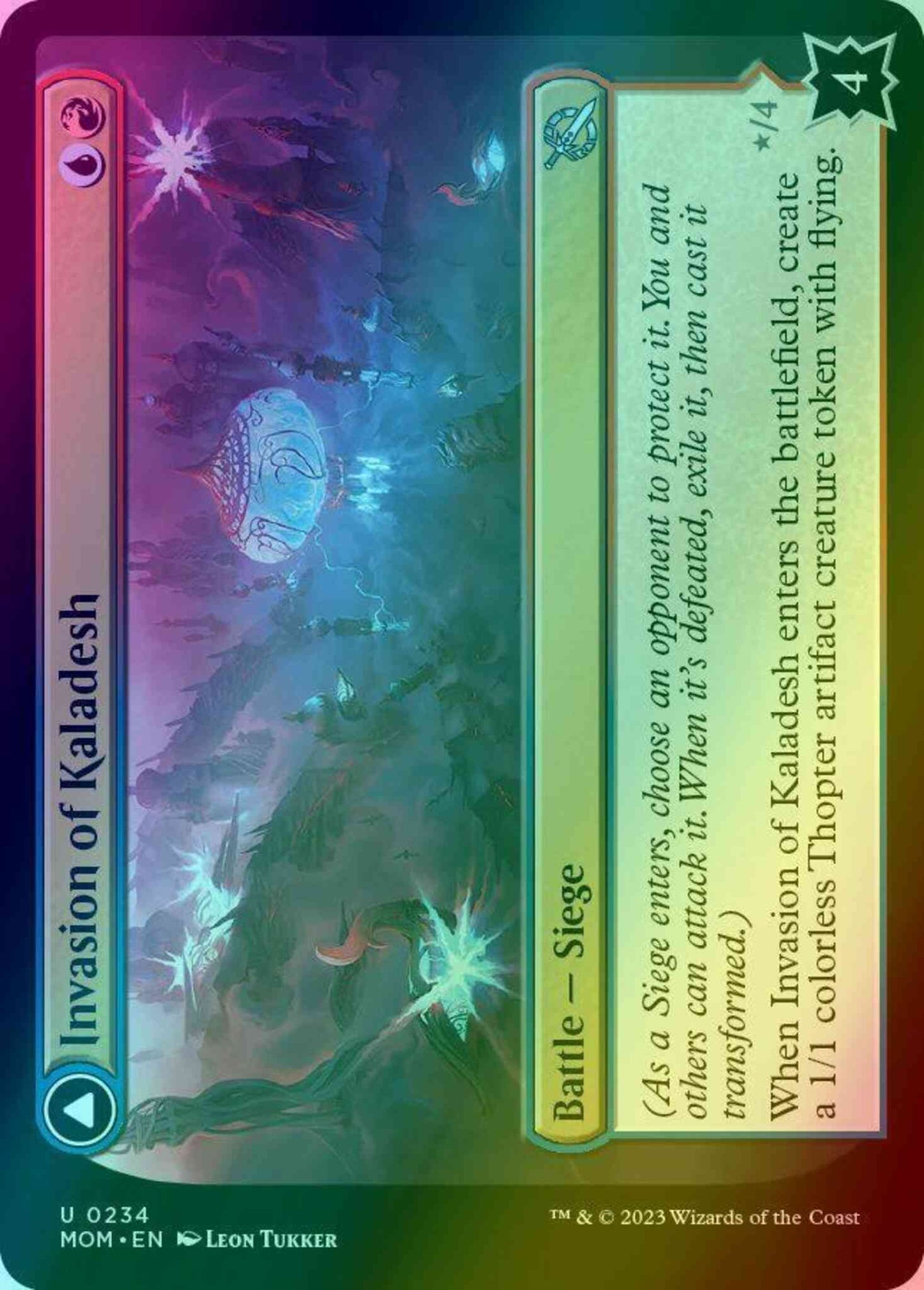 Invasion of Kaladesh // Aetherwing, Golden-Scale Flagship [234] [March of the Machine] [Foil]