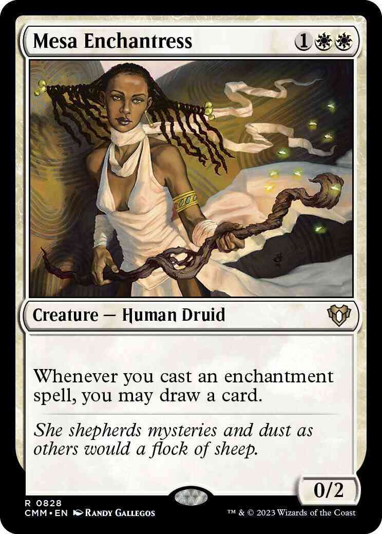 Mesa Enchantress [828] [Commander Masters] [Non-Foil]